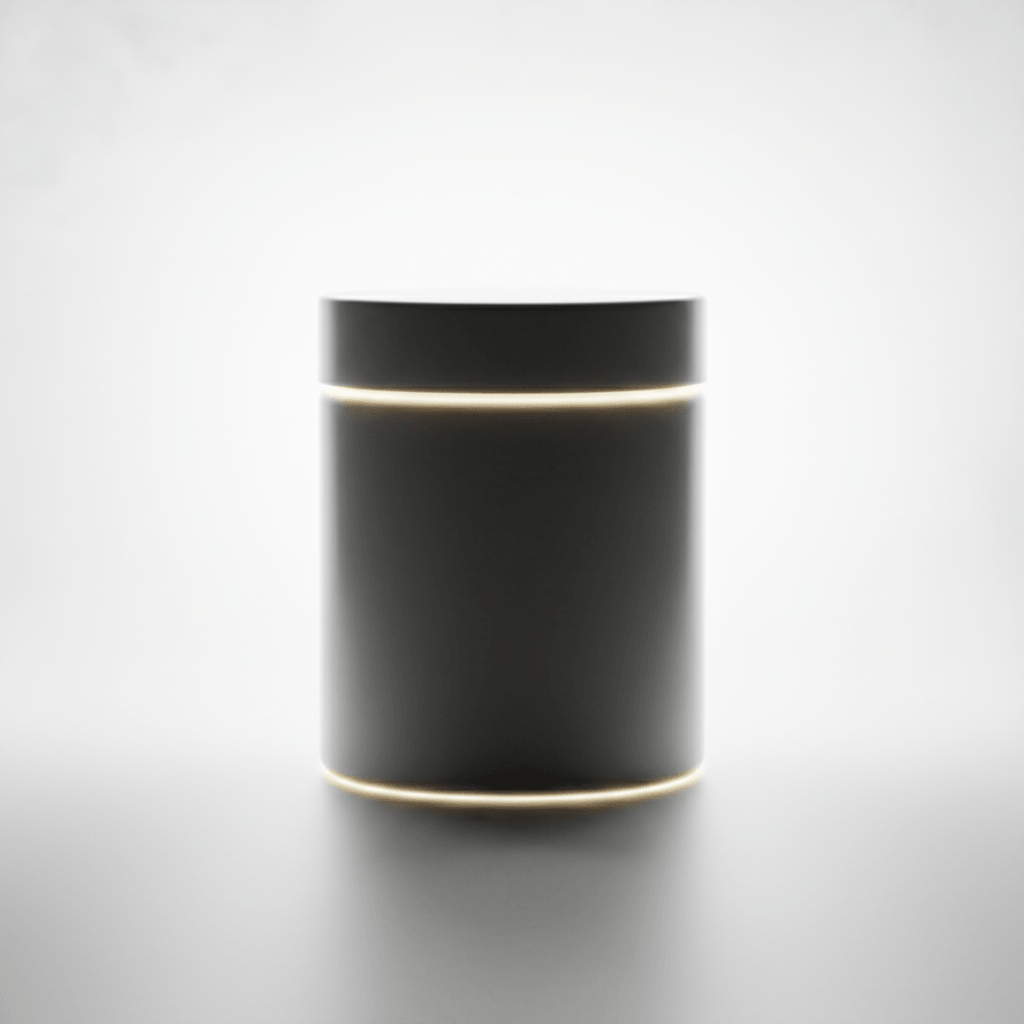 Silhouette Fog Wall Jar AI product photo prompt