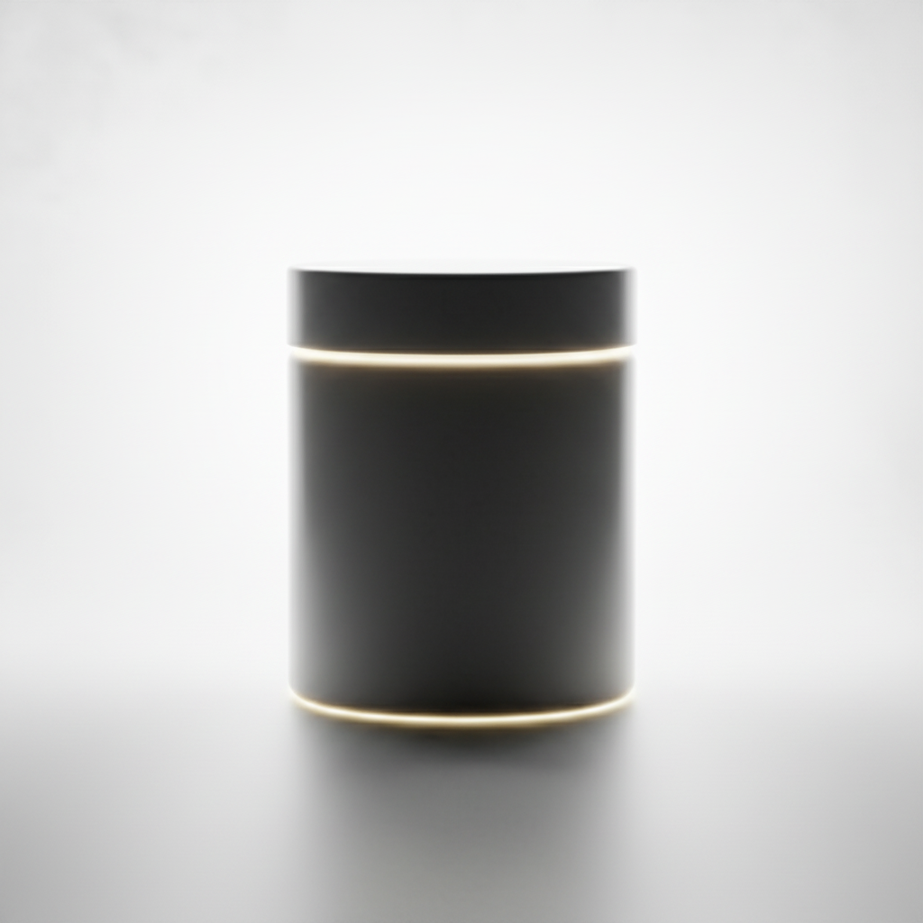 Silhouette Fog Wall Jar AI product photo prompt
