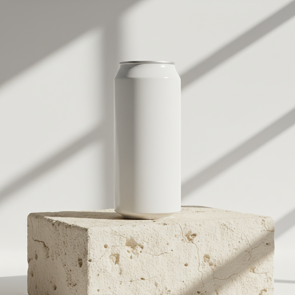 Limestone Architectural Can AI product photo prompt