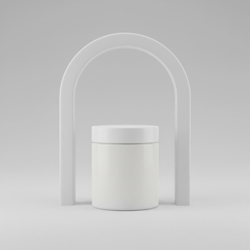 Monolith Minimal Arch Jar AI product photo prompt