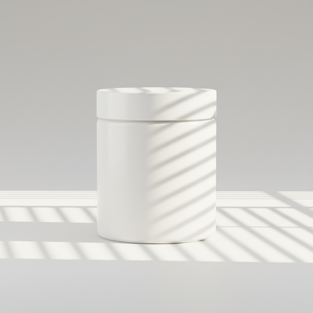 Geometric Window Shadow Jar AI product photo prompt