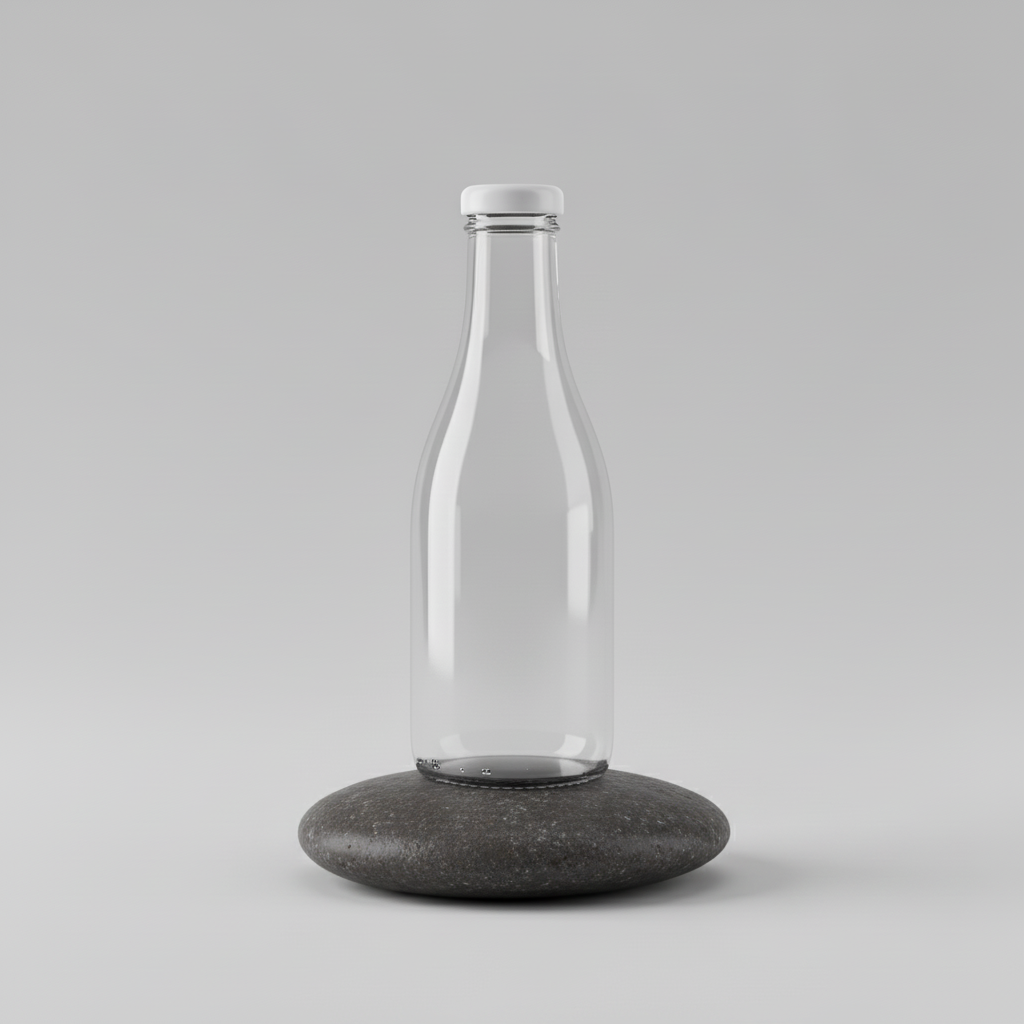 Monolith Zen Bottle AI product photo prompt