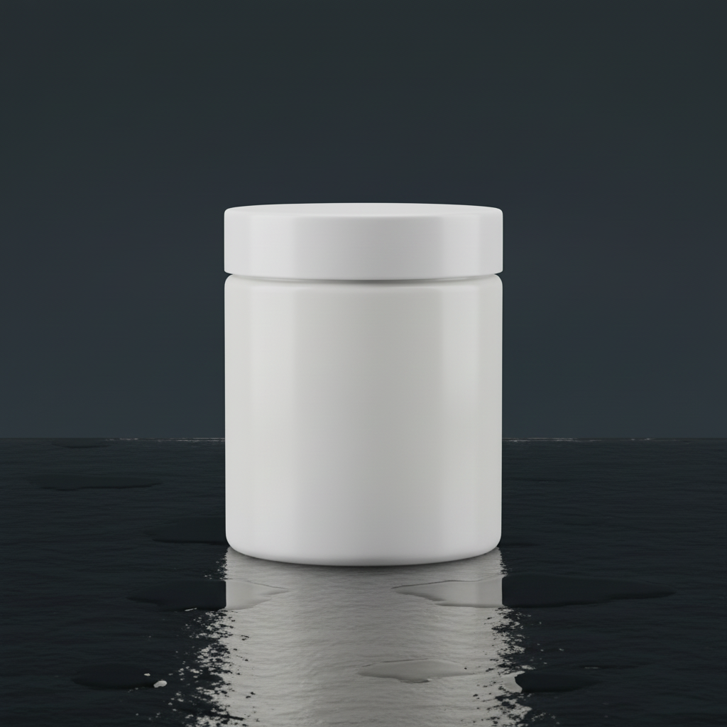 Nocturnal Glass Reflections Jar AI product photo prompt