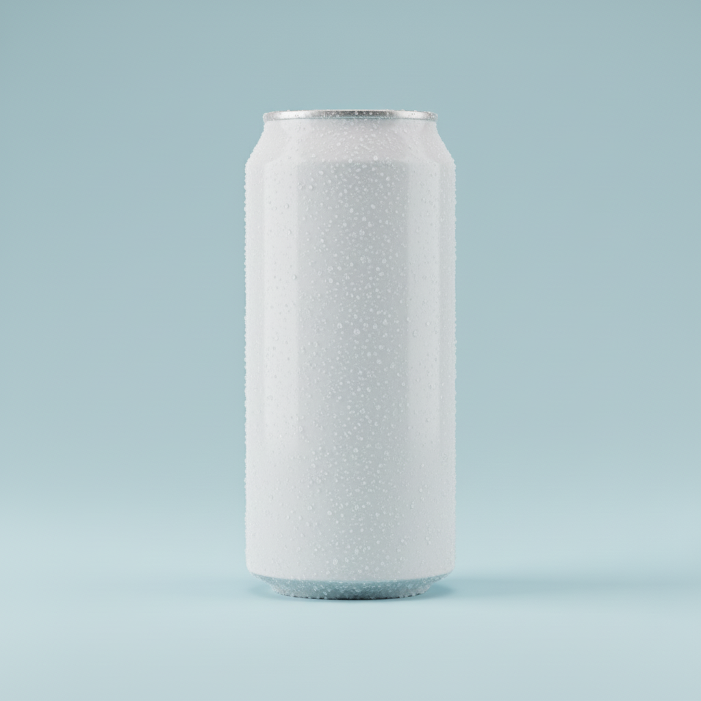 Polar Ice Frosted Can AI product photo prompt