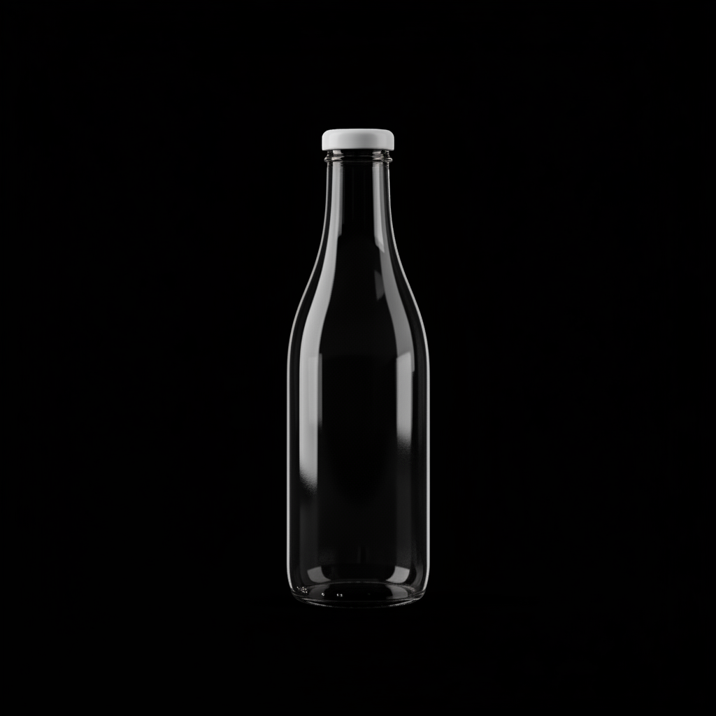 Extreme Rim Only Bottle AI product photo prompt